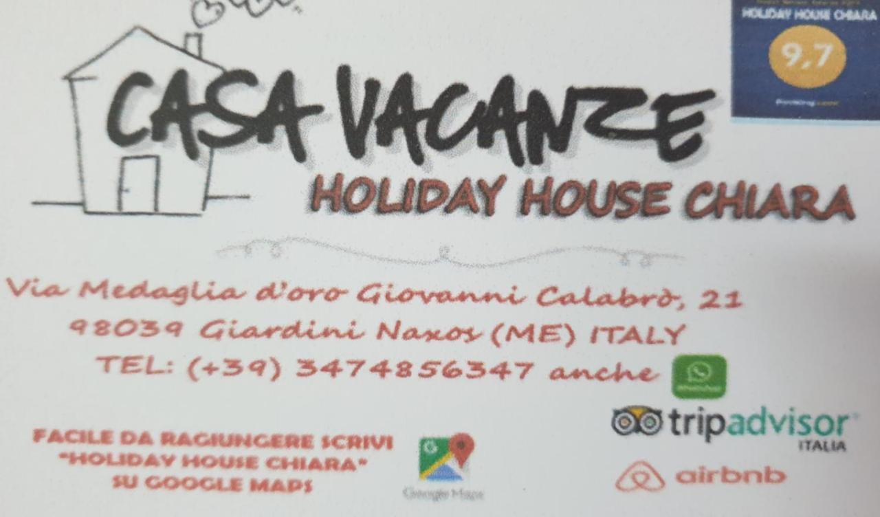 Holiday House Chiara จีอาร์ดีนี นักซอส ภายนอก รูปภาพ
